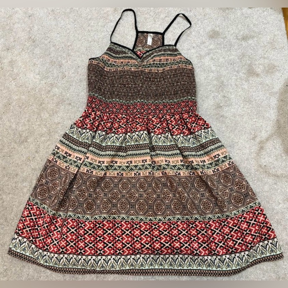 Aztec print dress